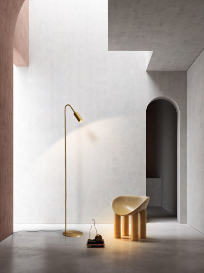 All-Copper Floor Lamp for Living Room, Sofa Side, Modern Minimalist, High-End Light Luxury Designer Style, Bedroom, Study, Standing Table Lamp