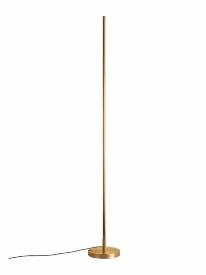 Designer All-Copper Floor Lamp, High-End Modern Minimalist Bedroom, Study, Living Room, Minimalist Light Luxury Standing Table Lamp