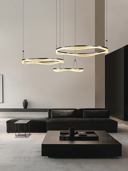 All-Copper Italian Minimalist Living Room Chandelier, Modern and Simple, Elegant 2026 New Model, High-End Light Luxury Main Light for the Hall