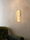 Modern Light Luxury All-Copper Wall Lamp for Bedroom and Living Room, Designer Minimalist Creative Hotel Corridor Long Strip Background Wall Lamp