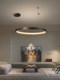 All-Copper Italian Minimalist Living Room Chandelier, Modern Simple High-End Atmospheric Villa Lobby Led Light Luxury Chandelier Main Light
