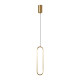 Bedside Pendant Light, Modern Minimalist Light Luxury Style, Long Line Ambient Light, Internet-Famous All-Copper Minimalist Bedroom Bedside Table Small Pendant Light
