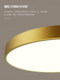 All-Copper Bedroom Ceiling Light, Light Luxury Creative Personality Lamp, Ultra-Thin Minimalist Modern Corridor Balcony Master Bedroom Lighting Fixture