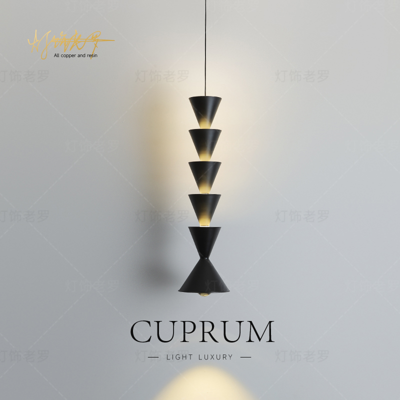 Italian-Style Light Luxury Bedside Pendant Light, Bedroom Bedside Table Reading Lamp, Round Table, Hallway, Entrance, Foyer, Wall Niche Pendant Light