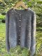 High-End 100% Cashmere Lazy Style Washed Brushed Cashmere Cardigan Top Round Neck Cashmere Sweater Coat Trendy