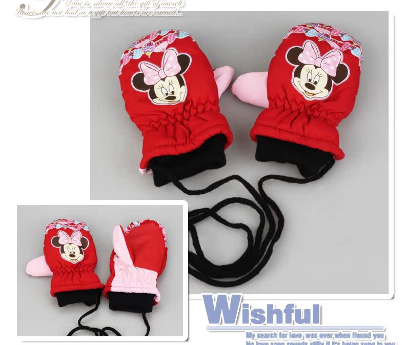 Gants pour fille DISNEY en velours - Ref 2150162 Image 21