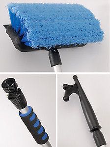 American ship outboard Yacht Sailing Yacht with multifunction telescopic Rod Wash Ship Deck Brush Flush aluminum alloy shank boat hook