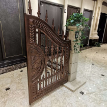 Yas King anti-theft door courtyard door security door (including door frame) courtyard fence door fashionable light and luxurious private customization