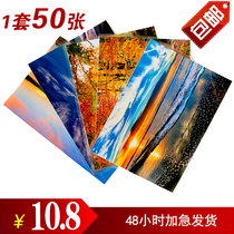 Wash photo shoot print 56 inch plastic packaging over glue mobile phone rinse the photo send photo album Like a copy of the photo album Printed Suede Pat Standing