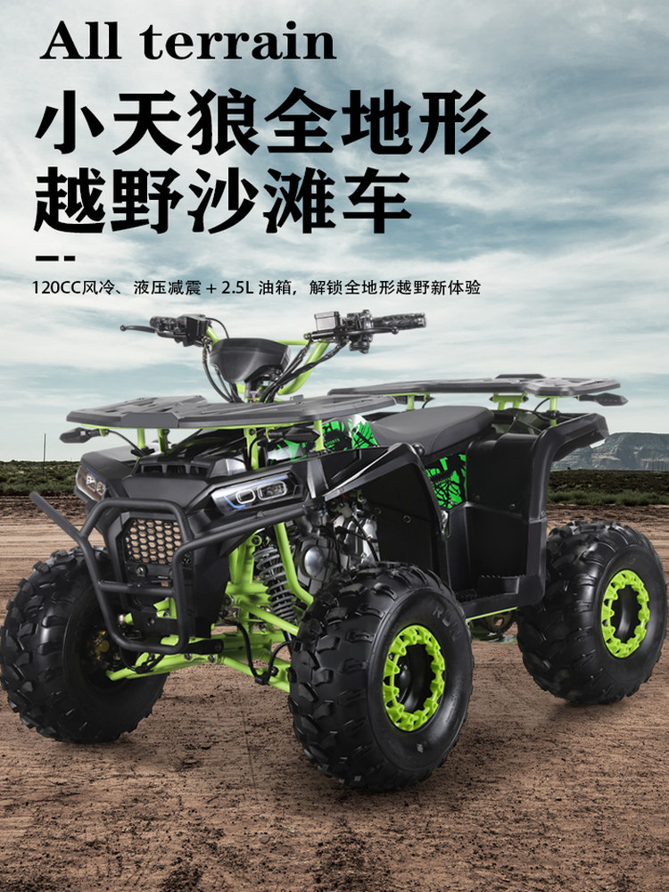 Little Wolf Atv Motorcycle Gasoline Jungle Adult Off-Road 125Cc Mountain Bike All-Terrain Vehicle Atv