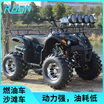 Fuel-Powered, High-Performance, Long-Range Beach Vehicle, Four-Wheel Off-Road Motorcycle, Gasoline Atv, All-Terrain Mountain Bike, Venue