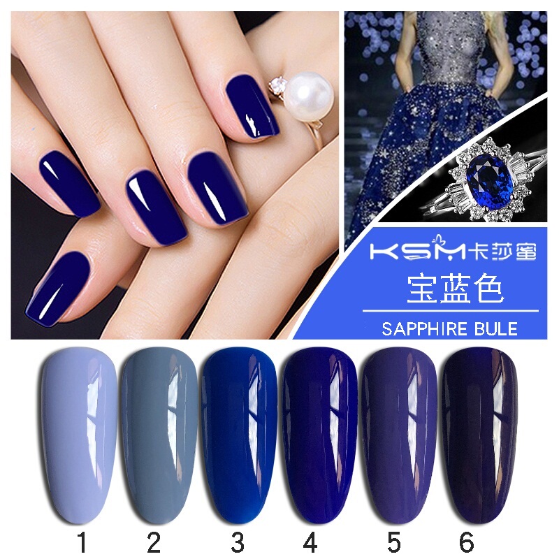 Royal Blue Nail Polish Gel, Whitening Navy Blue Nail Polish Gel, Dark Blue Nail Polish Gel, Nail Salon Special Set