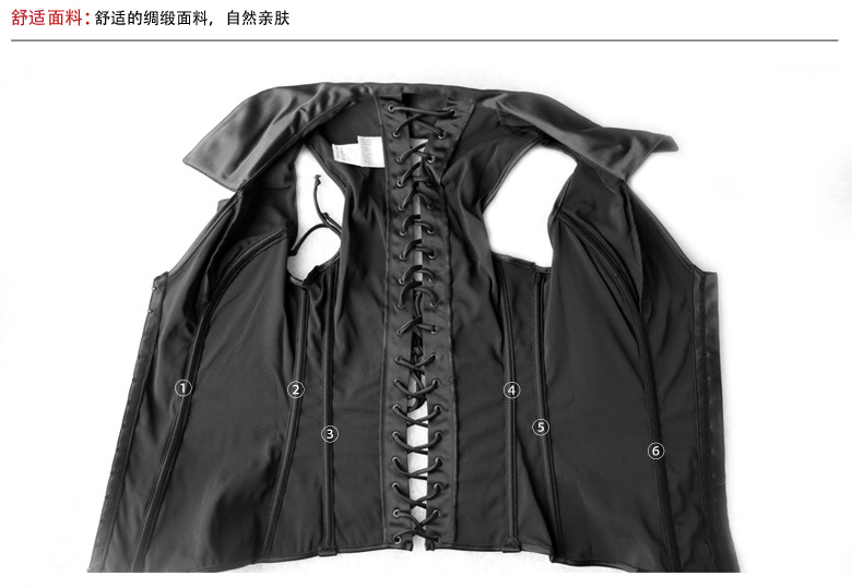 Mỹ Shirley punk rock fan đen corset bụng phụ nữ corset corset mỏng phần thời trang vest - Corset ao giu nhiet nu