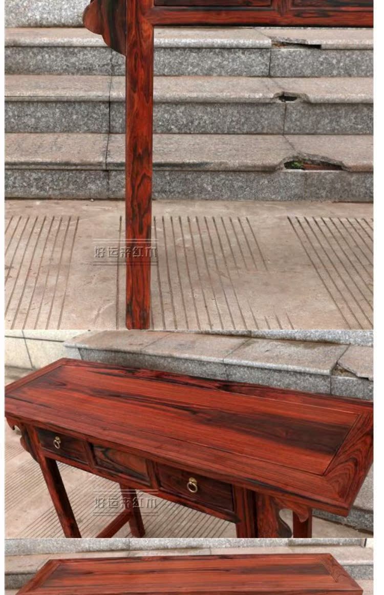 Đồ gỗ gụ Lào gỗ hồng đỏ Trung Quốc ngồi xổm trường hợp đầu hiên bàn cho bàn - Bàn / Bàn mẫu bàn ghế gỗ tân cổ điển