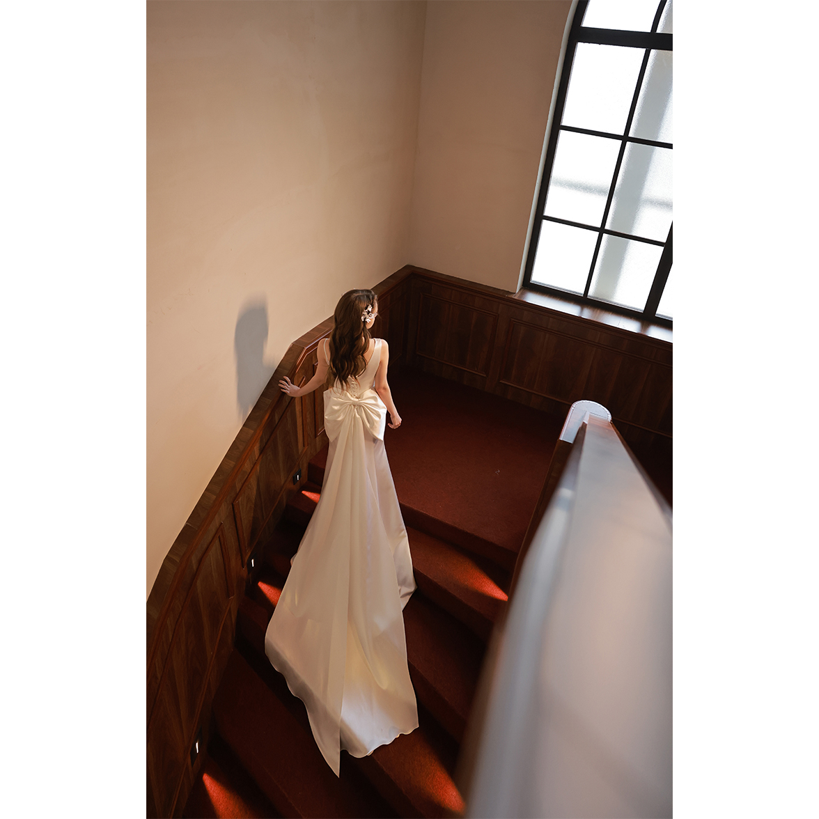 Sexy wedding dress with bow for bride, french style,  Sexy wedding dress with bow for bride, french style,