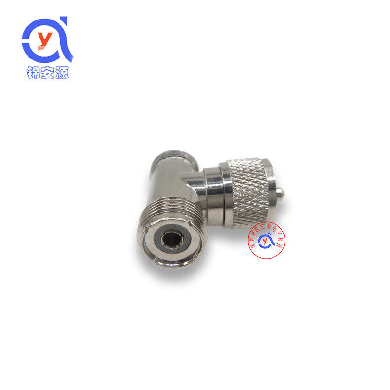 UHF-JKK UHF 10% Two-male-female adapter UHF large M tee T head SL16 radio frequency adapter