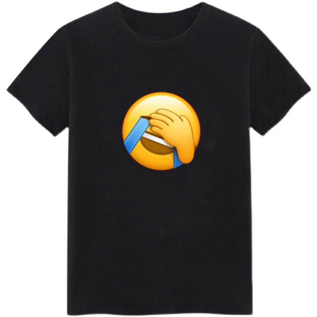 2022 Cute Emoticon T-shirt Creative Funny Short-Sleeved Men's Clothes Printed Student Class Uniforms Brother Clothing customization