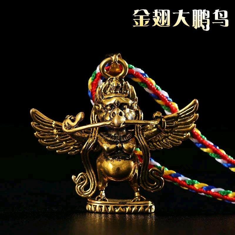 Tibetan Name Group Wind Retro Crafts Great Popenkin Fin Bird Pendant Necklace Pendant