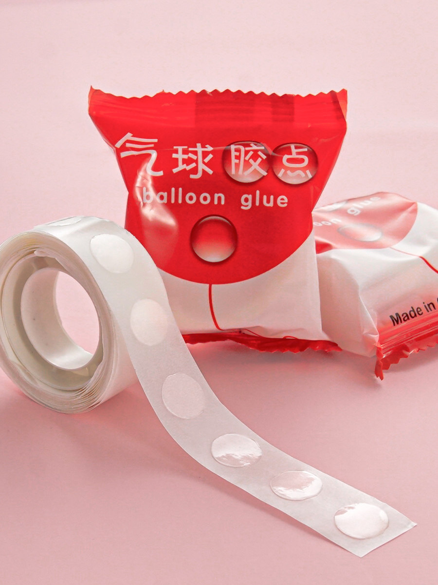 Viscose balloon glue no trace decorative glue point stickers do not hurt the wall wedding layout room children's bedroom wedding