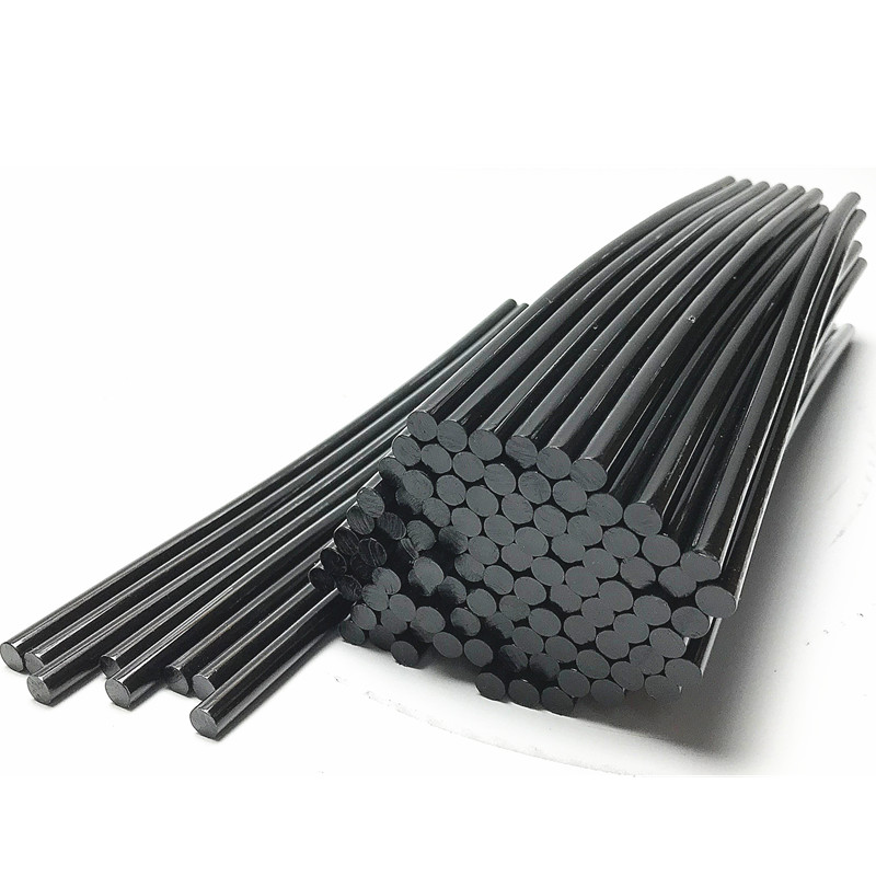 Hot melt adhesive rubber black stick 7 11MM bar rubber hair DIY tool to hair solid rubber heating