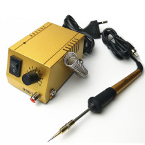 Promotional mini soldering station 936I temperature regulating soldering iron Computer mobile phone repair welding tool to send tin wire Rosin soldering pen