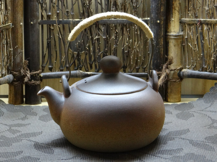 Black Ceramic Boiling Kettle Electric Pottery Electric Hot Pottery Oven with Effort Cooking Teapot Ti-beam Imitation Ancient Jug Cooking Black Teapot