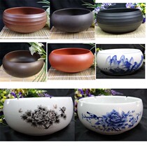 Lixing Purple Sand Tea Wash Large ceramic Small Number Washed Tea Bowl Tea Bowl tea Cup Wash and Powder Tea With Ashtray Flower Pots