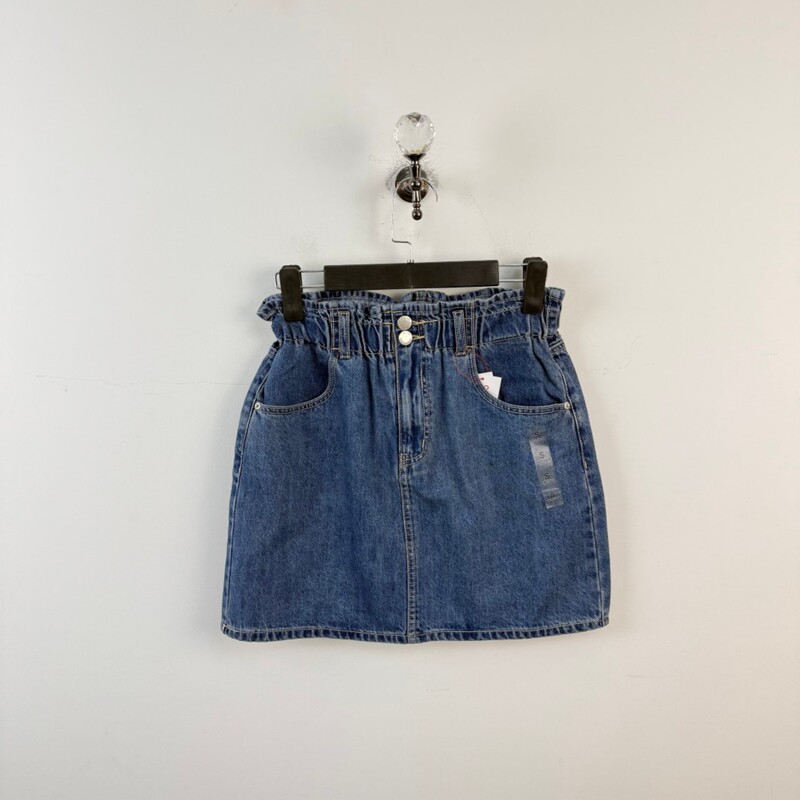 Spao Korean-Style Simple, Fashionable, Versatile Cotton Denim French-Style Skirt Spwjc23S22