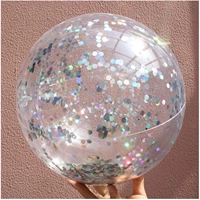 Серебряные блестки для ногтей, 40см