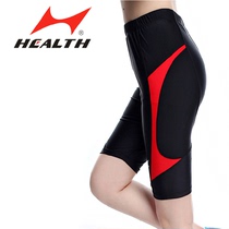 Hales high elastic pants leggings 5-point pants male and female track and field training pants 0552 sports fitness track and field shorts