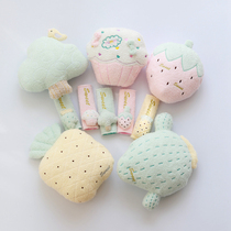 Car headrest car pillow car seat neck pillow cute cartoon fruit cake car neck pillow