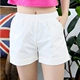 Mùa hè mới quần short màu rắn nữ Xia Xin cỡ lớn kẹo màu cotton rộng rãi quần short giản dị Hàn Quốc quần nóng - Quần short