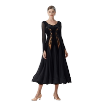 (Customized) Yunwu new ballroom dance waltz national standard modern dance clothes practice dress dance
