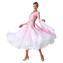 Yundance rime danse norme nationale danse moderne performance costume personnalisé foxtrot quickstep danse balançoire robe