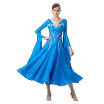 Yunwu 2024 новый национальный стандарт костюм для соревнований по современному танцу высококачественное индивидуальное большое платье-свинг танцевальная юбка