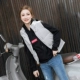 Mùa thu đông mùa đông bằng vải cotton kẻ sọc nữ sinh viên Hàn Quốc áo vest cotton vest dày không tay áo khoác cotton mỏng áo phao nữ dáng dài