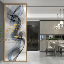 Art Glass Screen Partition Nordic Genguan Decoration Living Room Home Modern Minimalist Abstract Light Lavish Bedroom Shelter