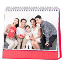 Special-shaped cartoon desk calendar customized photo 2025 new baby couple star diy day and month calendar snake year wall calendar