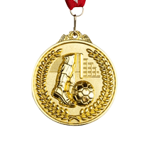 Metal Medal Customized Trophy Basketball Football Crystal Hanging Champion Award Childrens School Sports Meeting Marathon