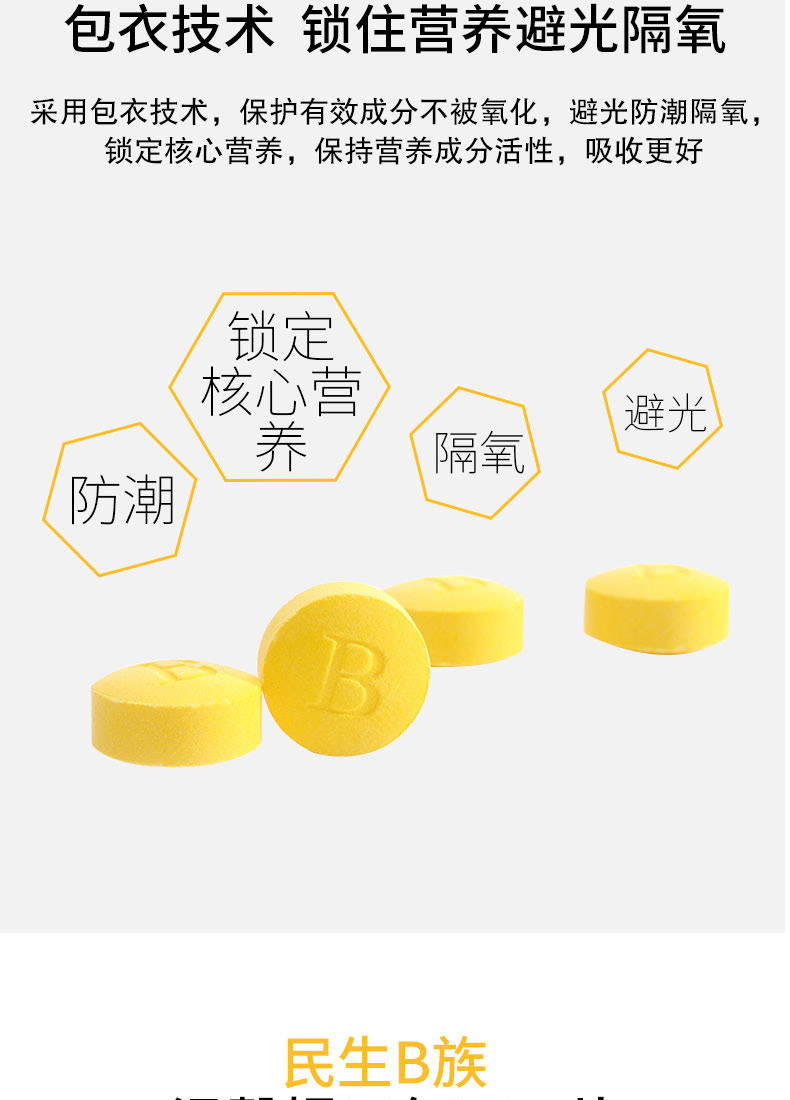民生普瑞宝复合维生素B族片