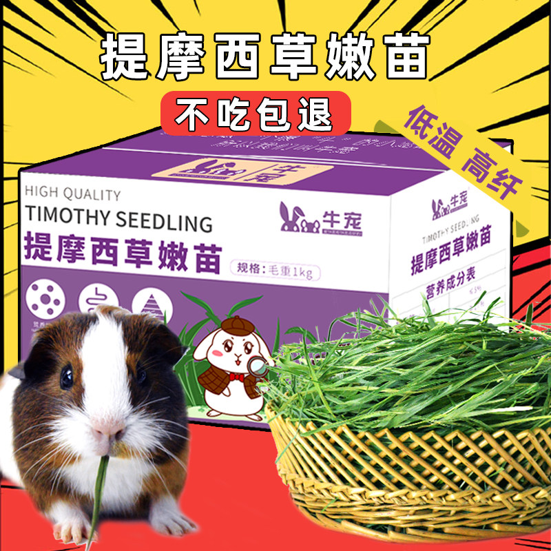 2022 Bull-favorite boutique drying TiMoses grass tender hair heavy 1kg whole leaves South Tiguinea pig rabbit grass grain