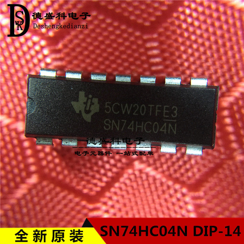 IMPORTED ORIGINAL SN74HC04N 74HC04 SIX WAY REVERSE INSTRUMENTAL STRAIGHT DIP14