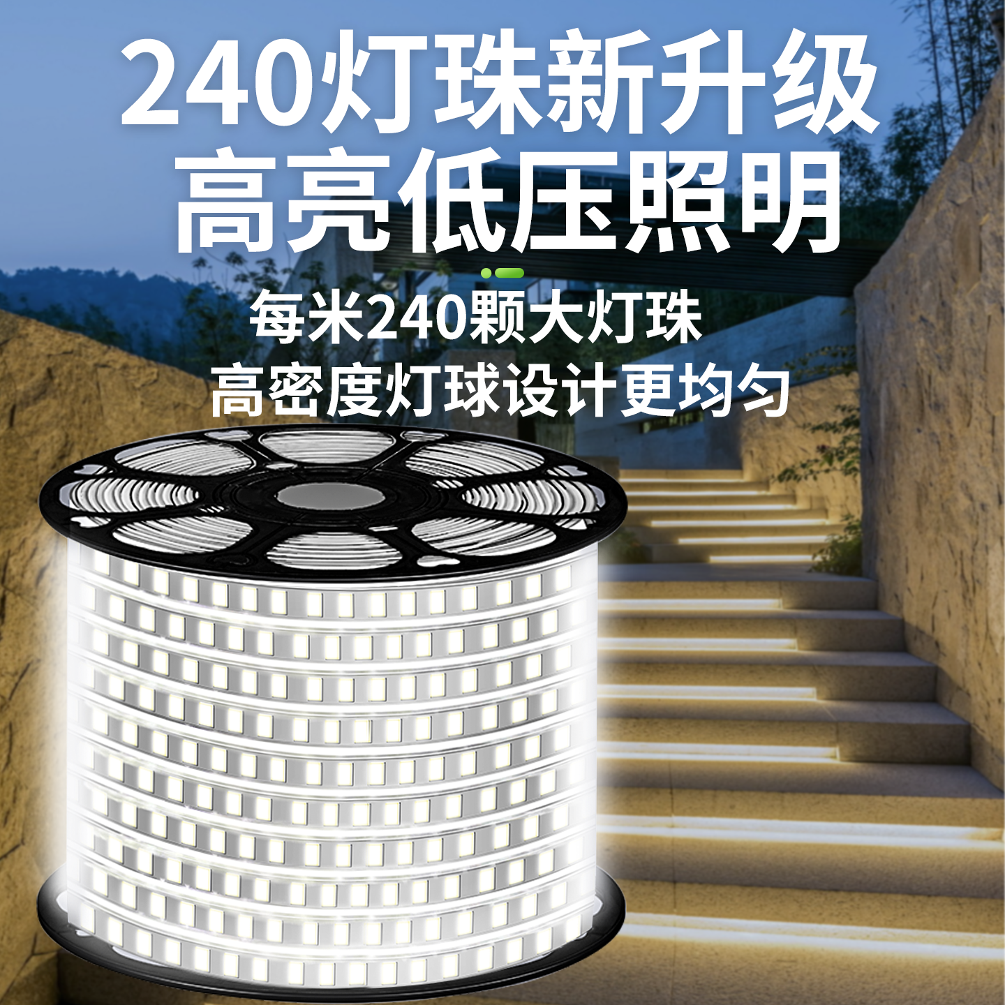 Световая лента LED, суперяркий тоннель, походные водонепроницаемые светильники, 24V, 36V