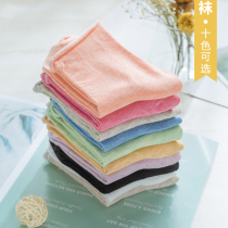 Moon socks summer thin cotton post-natal maternity socks spring and autumn maternity socks mid-tube loose socks confinement supplies