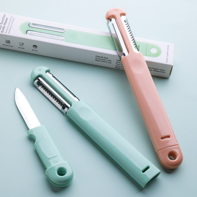 A shader Portable fruit knife cutter Multifunctional three - in - one household fruit - planer radish shaker