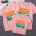 Quần áo cha mẹ trẻ em cho gia đình bốn người áo thun cha mẹ trẻ em mùa hè mới 2020 - Trang phục dành cho cha mẹ và con