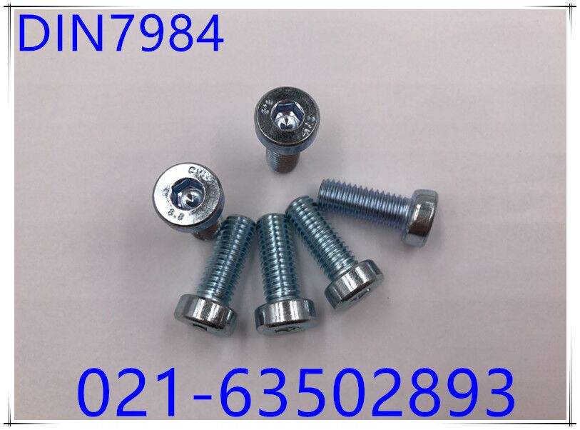 Galvanized short head hexagonal screw thin head inner hexagonal screw M4 M5 M5 M8 100 M8 only 1 bag