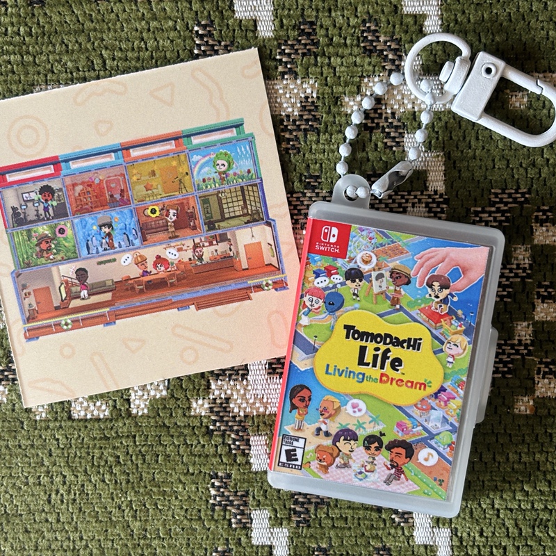 Rensen Friends Collection: Dream Life Mini Switch Cartridge Storage Box 1:1 High-Quality Backpack Pendant