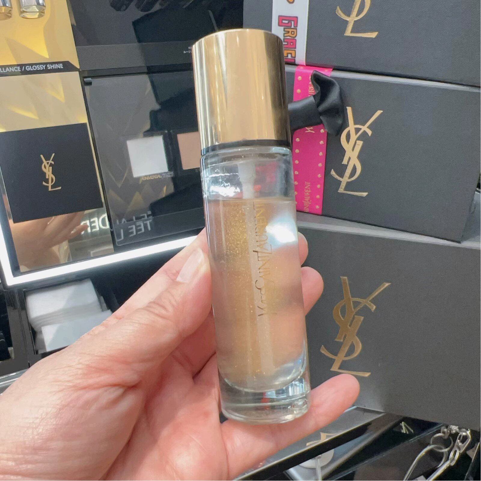 日本YSL圣罗兰瞬间无瑕凝胶金箔透明妆前乳保湿滋润30ml值得买吗？_隔离_淘宝美妆网