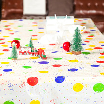 Small Red Book The Same Birthday Decoration Birthday Arrangement Table Cloth Small Fresh Picnic Party Get-together Disposable Tablecs